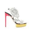 Nicholas Kirkwood 130mm Leather Flower & Elaphe Sandals in Multicolor (multi) - Lyst