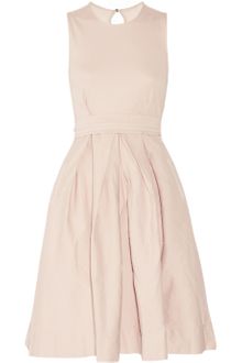 Preen Line Cameron Stretch Cotton-drill and Chiffon Dress - Lyst