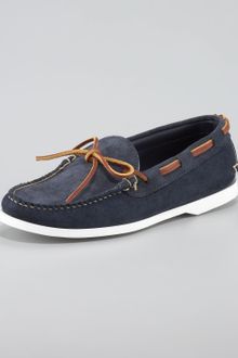 Ralph Lauren Banstead Suede Boat Shoe - Lyst