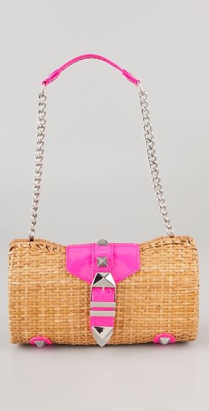  Straw with Neon Fairy Tale Bag 