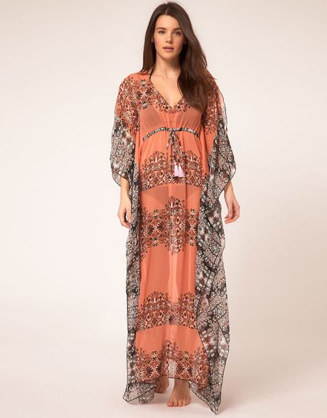 river island maxi kaftan