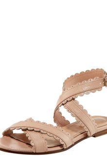 See By Chloé Scallop-strap Flat Sandal - Lyst
