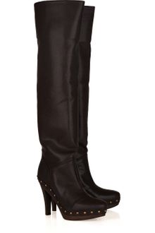 Stella McCartney Korda Faux Leather Knee Boots - Lyst