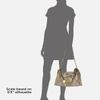 Stella Mccartney Snakeprinted Linen Falabella Foldover Tote Bag in Beige (camel) - Lyst