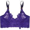 Stella Mccartney Clemence Baking Underwired Stretchlace Bra in Purple - Lyst