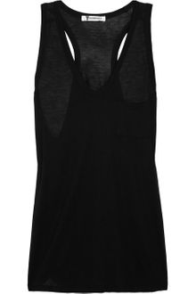 T By Alexander Wang Classic Racer-back Jersey Tank - Lyst
