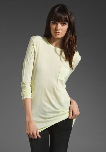  Classic Long Sleeve Tee with Pocket 