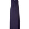 Tara Jarmon Neck Halter Maxi Dress in Blue - Lyst
