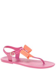 Ted Baker Aster Flat Sandal With Bow - Lyst