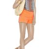 Versace Polkadot Stretchcotton Micro Shorts in Orange - Lyst