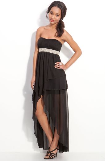 Way-in Layered Chiffon Gown - Lyst