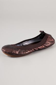 Yosi Samra Elastic Top Line Ballet Flats - Lyst