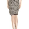 Zac Posen Tweed Pencil Skirt in Black - Lyst