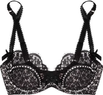 Agent Provocateur Baby Lace and Satin Underwired Bra - Lyst