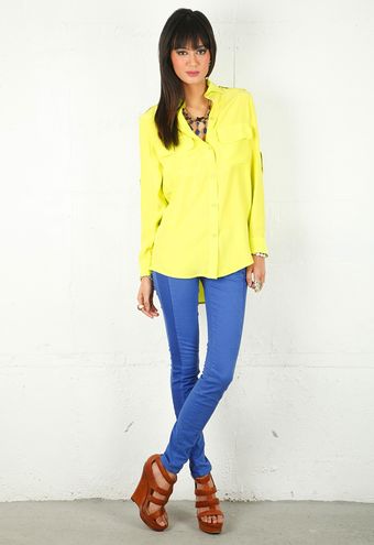 Brian Lichtenberg Open Back Safari Top - Lyst