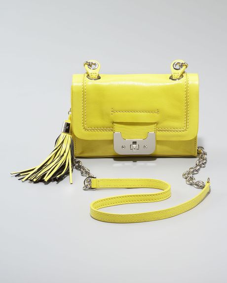Diane Von Furstenberg Mini Harper Bag, Neon Yellow in Yellow (one sz) - Lyst
