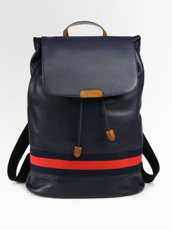 Gucci Leather Backpack - Lyst