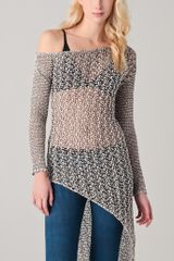 Helmut Lang Long Asymmetrical Sweater