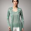 M Missoni Ribbed Spacedye Cardigan in Green (mint) - Lyst