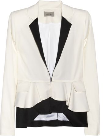 Preen Contrast Ripple Wool-twill Jacket - Lyst