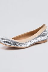 Stuart Weitzman Glittered Ballerina Flat