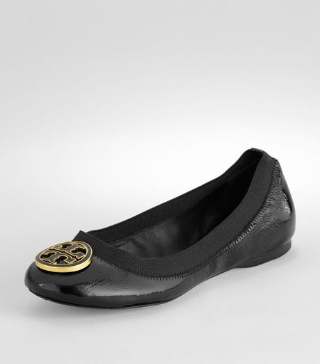 black tory burch flats
