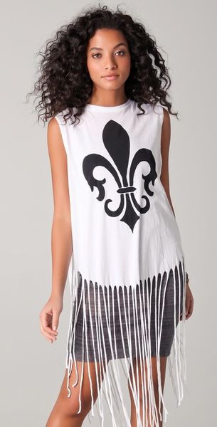 Wildfox Fleur De Lis Gypsy Tank - Lyst