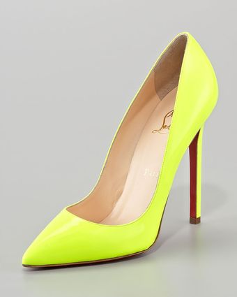 Christian Louboutin Pigalle Neon Pump - Lyst