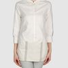 Costume National Blouse in White (ivory) - Lyst