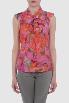 Emporio Armani Sleeveless Shirts - Lyst