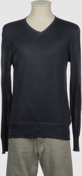 John Varvatos Vneck in Blue for Men - Lyst