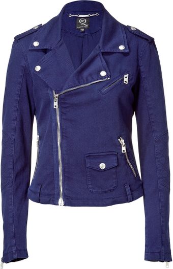 McQ by Alexander McQueen Electric Blue Jacket - Lyst