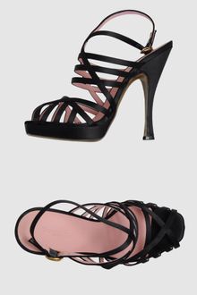 Donna Karan New York Platform Sandals - Lyst
