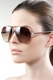 Gucci Basic Aviator Sunglasses - Lyst