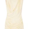 Iro Stretchjersey Dress in Beige (black) - Lyst