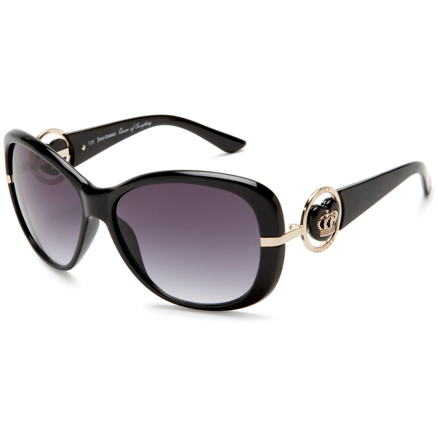 Juicy Couture Scarlet Resin Sunglasses In Black Black Framegray 
