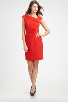 Kay Unger Asymmetrical Dress - Lyst