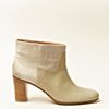 Maison Martin Margiela 22 Womens Leather Patchwork Ankle Boots in Beige (grey) - Lyst
