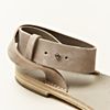 Maison Martin Margiela 22 Womens Leather Strap Sandals in Brown (grey) - Lyst