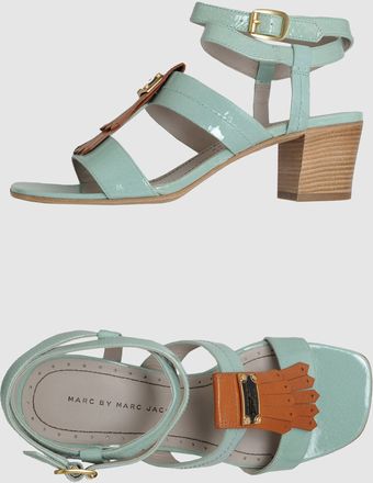 Marc By Marc Jacobs Low-heeled Sandals - Lyst