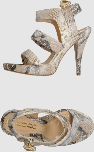 Rodo Platform Sandals in White (ivory) - Lyst