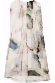 Alice + Olivia Printed Silk-chiffon Dress - Lyst