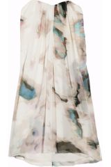 Alice + Olivia Printed Silk-chiffon Dress