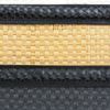 Anya Hindmarch Tricolour Straw Clutch Bag in Beige (black) - Lyst