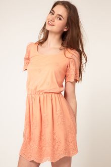 ASOS Collection Asos Skater Dress with Embroidery - Lyst