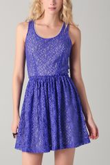 Cut25 Lace Dress with Open Back