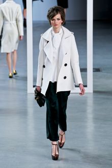 Derek Lam Fall 2012 Full Length Wide Pants In Black - Lyst