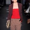 Diane Von Furstenberg Fall 2012 Burgundy Tailored Wool Jacket With Skinny Collar, Single Breasted in Brown - Lyst