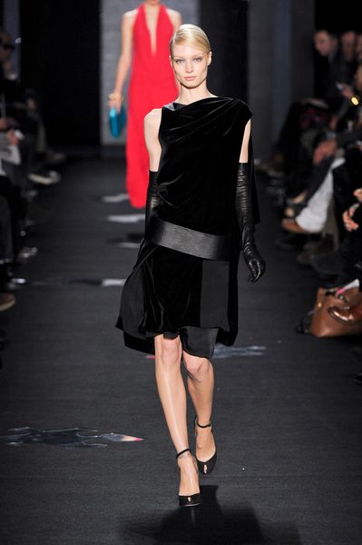 Diane Von Furstenberg Fall 2012 PeepToe Sandal Heels in Black - Lyst