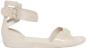 Givenchy Rubber Sandal Flats - Lyst